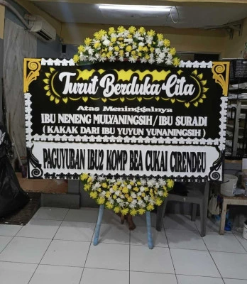 Papan Bunga di Semin Nguntoronadi